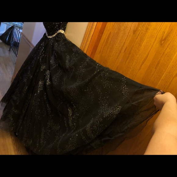 Sherri hill black a line full special event dress - Picture 5 of 8